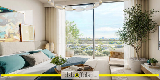 Vida Residences Club Point Bedroom: Large windows, soft lighting, and cozy atmosphere.