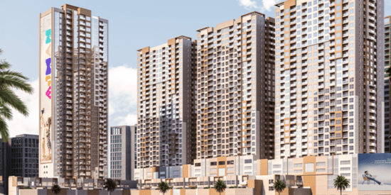 Ajman One Phase 2 residential building with stunning sea views.