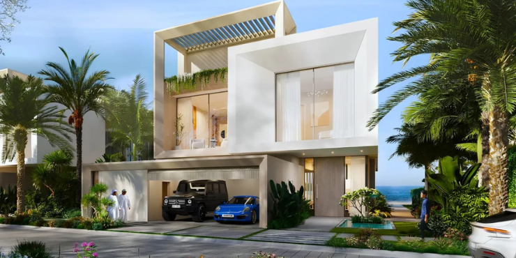 Al Thuraya Island cozy villa interior with open-plan living and premium finishes.