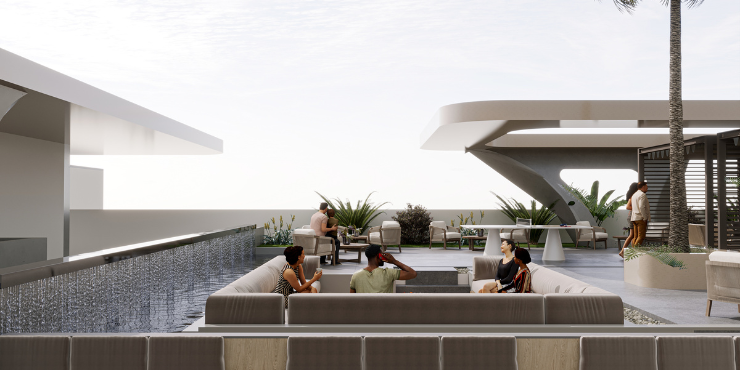 Altia One – Residents’ lounge for socializing and community events.