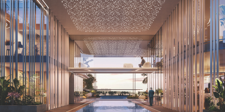 Cotier House at Dubai Islands – Panoramic ocean views from luxury apartments.