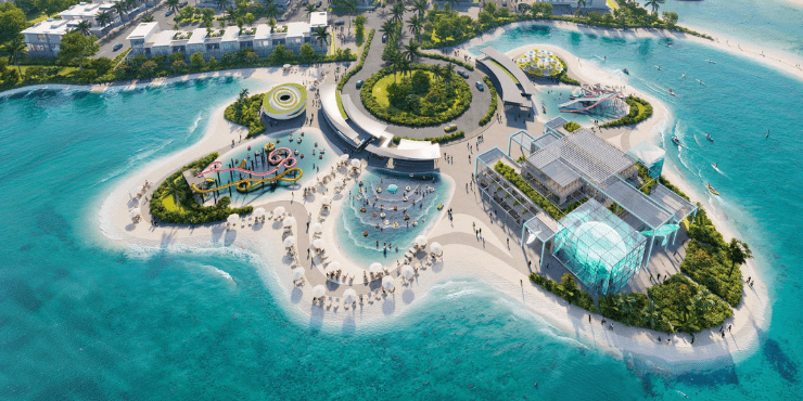 Stunning waterfront community at Damac Islands, offering luxurious living with scenic views.