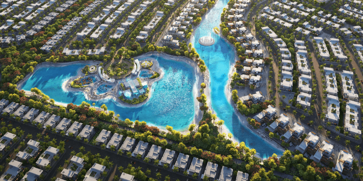 Stunning waterfront community at Damac Islands, offering luxurious living with scenic views.