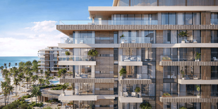 Ellington Cove at Dubai Island: Luxury apartment with city view.