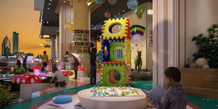 Children’s Play Area: A dedicated space for kids to play and explore.