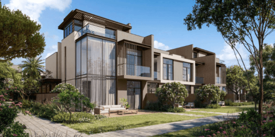 Modern La Tilia Townhouse exterior with sleek design.