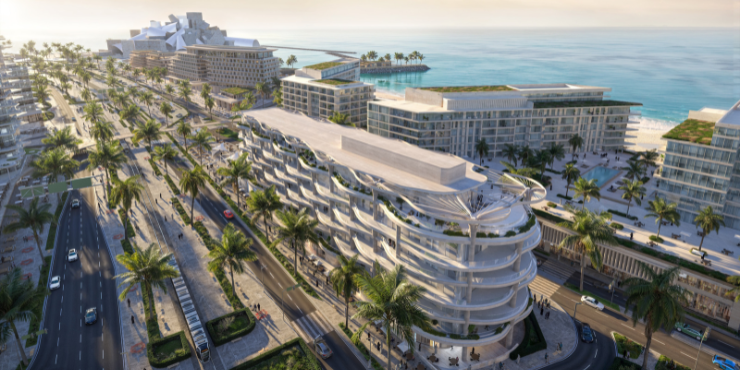 Mamsha Palm, Saadiyat Island – luxury residences with stunning views.