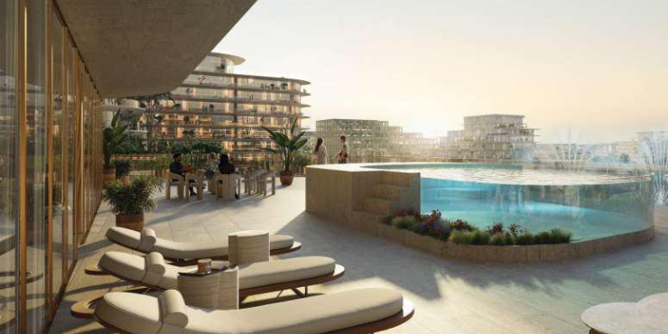 Mandarin Oriental Residences – landscaped gardens, peaceful outdoor spaces.