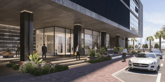 Marina Living Dubai Marina – Exterior view of the residential tower.