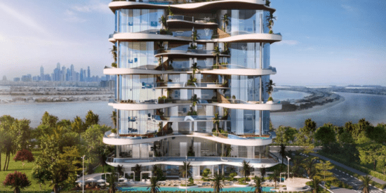 One Crescent community offering stunning views of Palm Jumeirah.