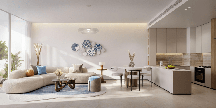 Al Jaddaf, Dubai: Val inside a stylish building with sleek interiors.