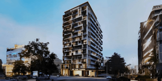 AG Ark Tower exterior view, a 15-storey residential gem.