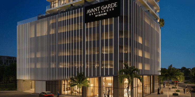 Avant Garde Residences: Premium entrance featuring sleek, modern finishes.