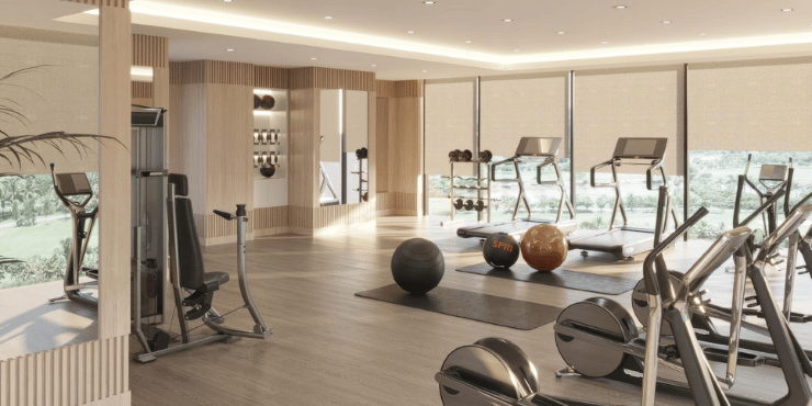 Avant Garde Residences: Modern gym with state-of-the-art fitness equipment.