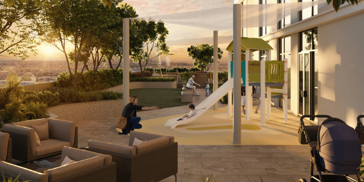 Avant Garde Residences: Children’s play area designed for safety and fun.