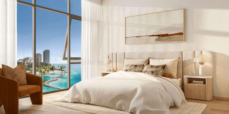 Bay Grove Residences Phase 2 spacious bedroom with stunning waterfront views