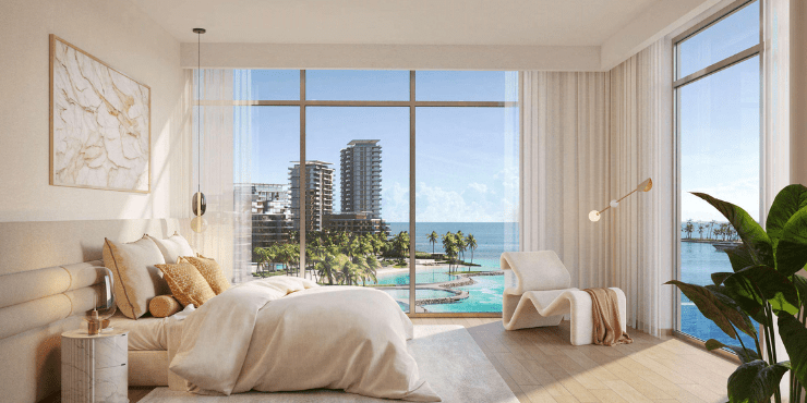 Bay Grove Residences Phase 2 spacious bedroom with stunning waterfront views