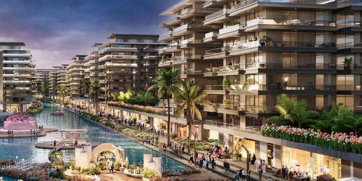 DAMAC Riverside Views: Stunning views of the community’s lush green spaces and tranquil waterways.