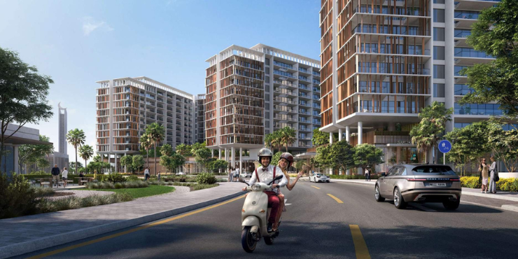 Elm Park Five in Dubai Production City offers luxury living.