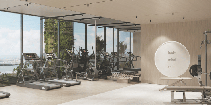 Enso Jade Fitness Center: State-of-the-art gym designed for residents' fitness needs.