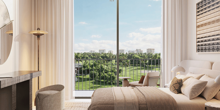 Golf Dale at Emaar South: Spacious 3-bedroom townhouse surrounded by greenery.