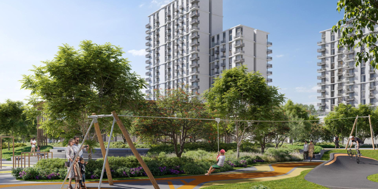 Hillsedge at Dubai Hills Estate: Children’s play area designed for fun and safety.