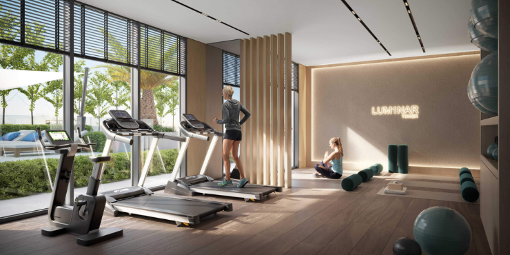 Lum1nar Tower 3 state-of-the-art fitness center for resident wellness.