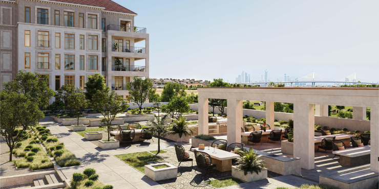 Nawayef Park Views: Elegant low-rise architecture in Abu Dhabi.