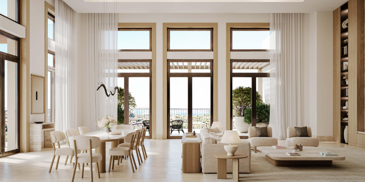 Nawayef Park Views: Luxury Living room with scenic views in Abu Dhabi.