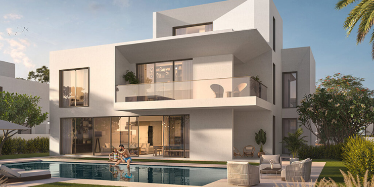 Luxury 4-bedroom villa with modern design at Palmiera Villas.