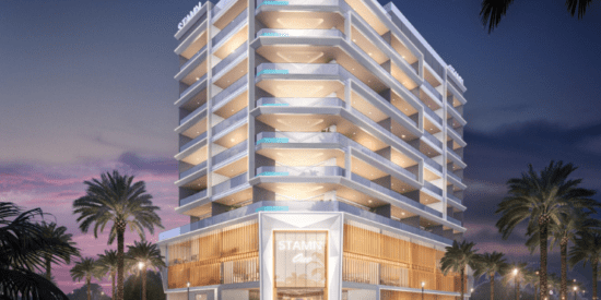 Stamn One Residences exterior view in Jumeirah, Dubai