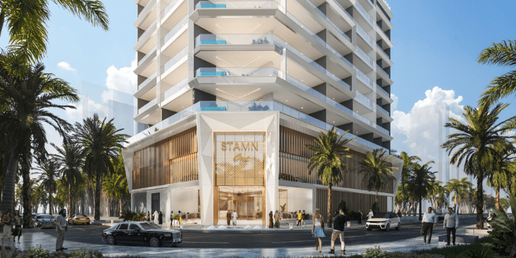 Stamn One Residences luxurious six-storey building exterior