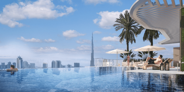 Stamn One Residences bubble pool for relaxation and leisure