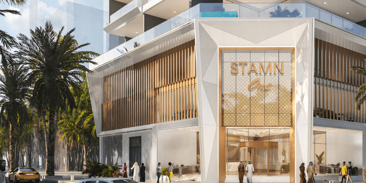 Stamn One Residences modern façade blending contemporary design