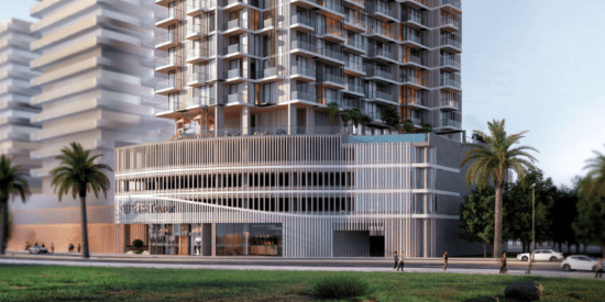 Tetris Tower JVC – Iconic modern design with stunning architectural features.