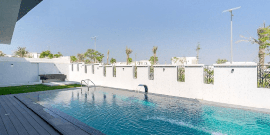 The Eighty One Villa private garden with lush outdoor space.