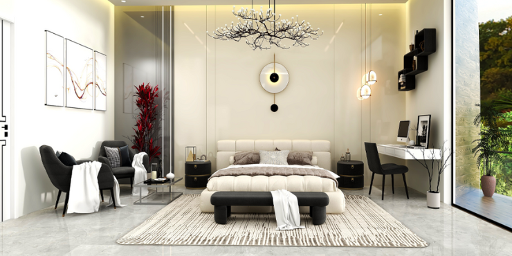 The Eighty One Villa master bedroom featuring luxury interiors.