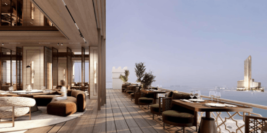 Waldorf Astoria Residences: Penthouse with panoramic views.