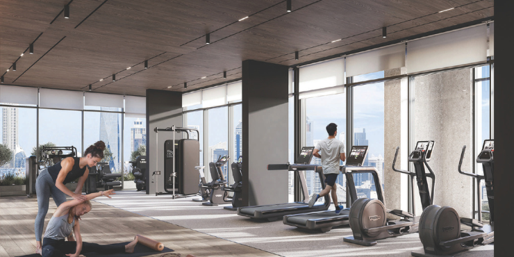 171 Garden Heights gym, fully equipped for active living.