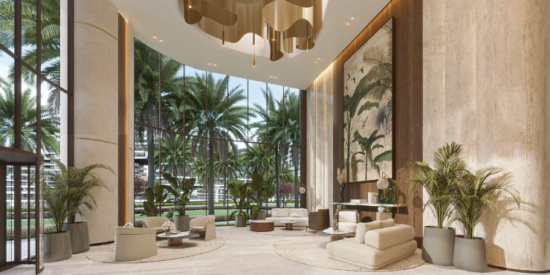 Residents enjoying outdoor lifestyle at Mirasol, Mina Al Arab luxury community.
