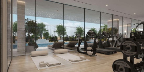 Solcasa Residences state-of-the-art gym with modern equipment.