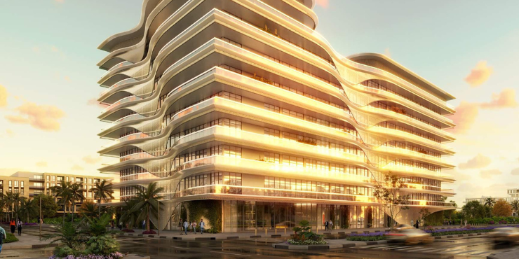 Bond Enclave Arjan exterior view showcasing modern architecture and luxury apartments