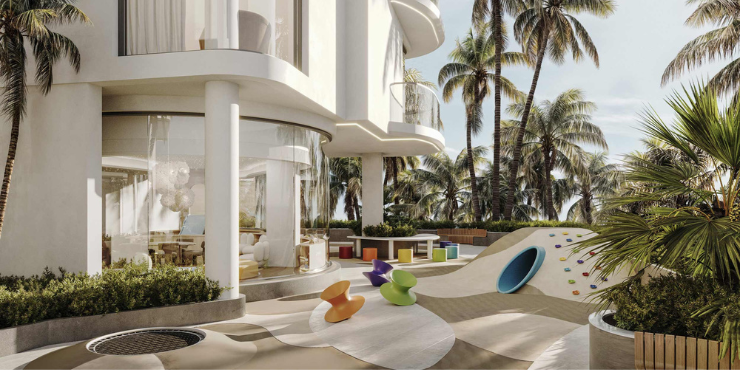 Modern interior design of 1, 2, and 3-bedroom apartments at Esme Beach Residences