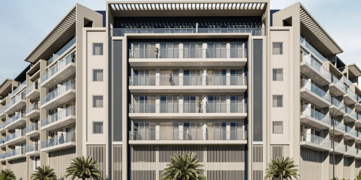 Glorious Central Residences in Al Warsan, Dubai – Modern luxury apartments for sale.