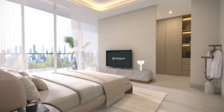 Premium 1, 2, and 3-bedroom apartments in Harbour by Prestige One, Dubai Islands.