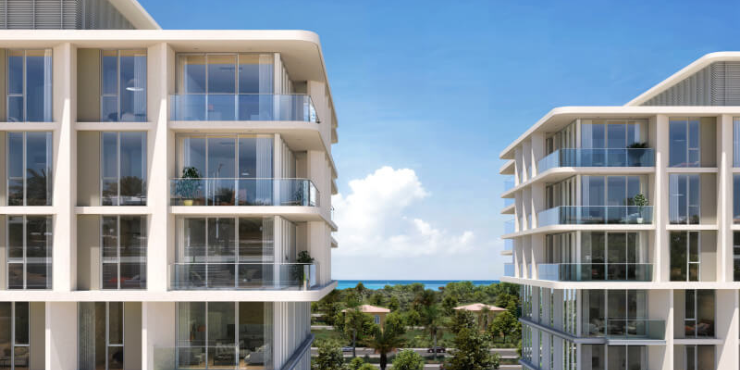 Breathtaking views of Saadiyat Island from SOLEA Residences terrace