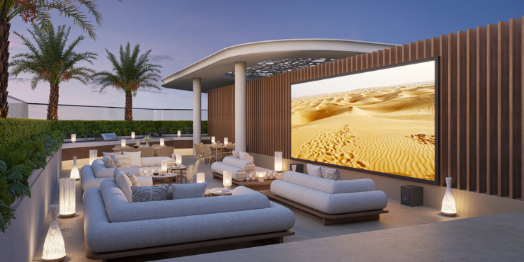 Outdoor Theatre at Woodland Terraces, Meydan.