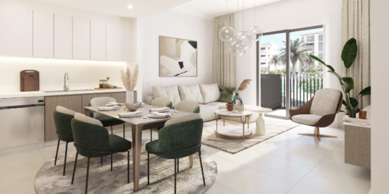 Discover Sahab Residences by Eagle Hills at Maryam Island, offering exclusive studios, 1, 2 & 3-bedroom beachfront apartments in Sharjah. Surrounded by greenery, sea views, and premium amenities—perfect for luxury living or property investment in Sharjah. 
