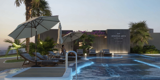 Bond Living Apartments in DubaiLand Residence Complex by Pearlshire