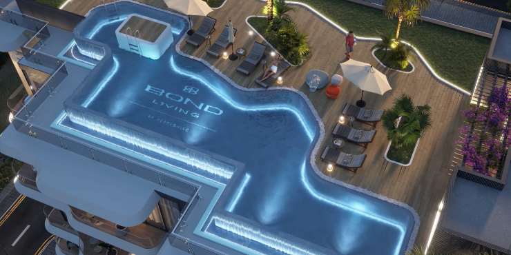 Bond Living Apartments in DubaiLand Residence Complex by Pearlshire
